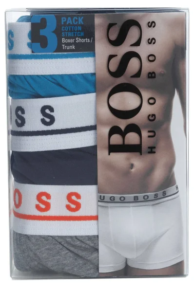 3-pack boxer shorts BOSS BLACK navy blue