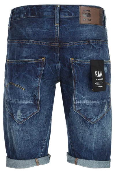 ARC 3D Tapered 1/2 denim shorts G- Star Raw navy blue