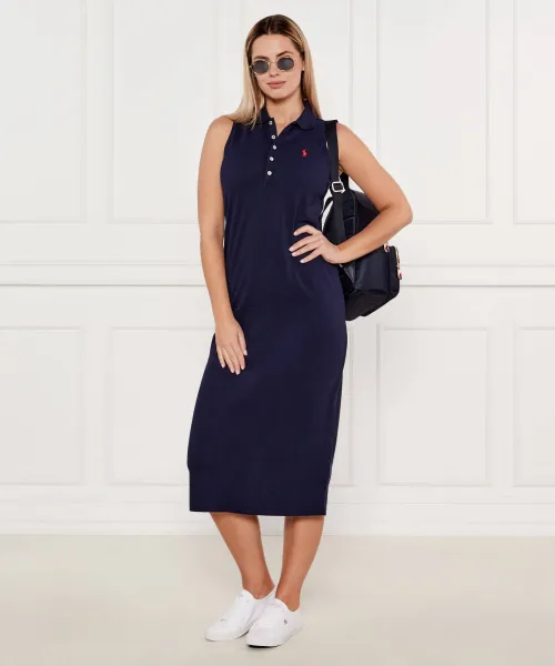 Sukienka POLO RALPH LAUREN granatowy