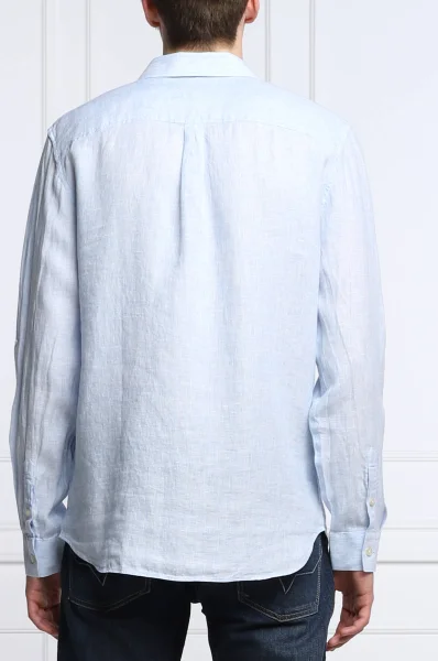 Linen shirt COLLINS | Regular Fit GUESS blue