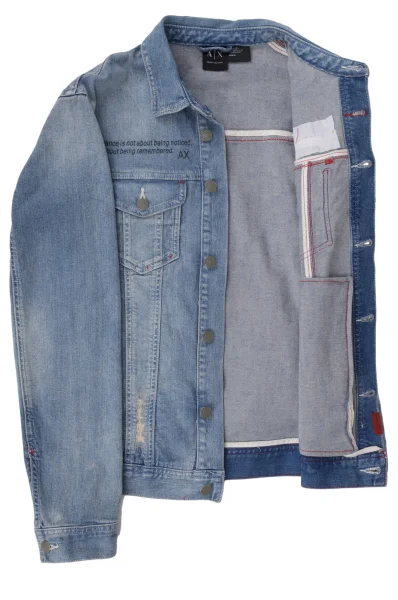 Jeans jacket Armani Exchange baby blue