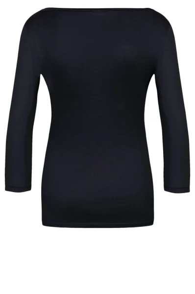 Silk blouse Corona | Slim Fit MAX&Co. navy blue