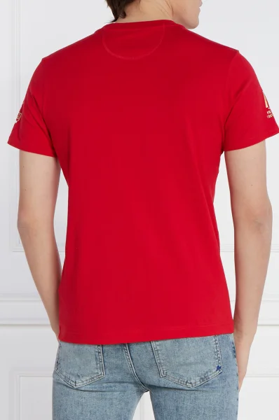 T-shirt | Regular Fit La Martina czerwony