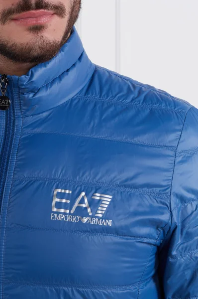 Puchowa kurtka | Regular Fit EA7 niebieski