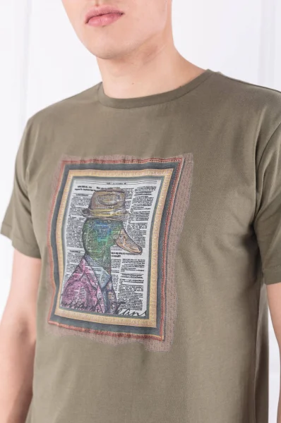 T-shirt | Regular Fit Trussardi khaki