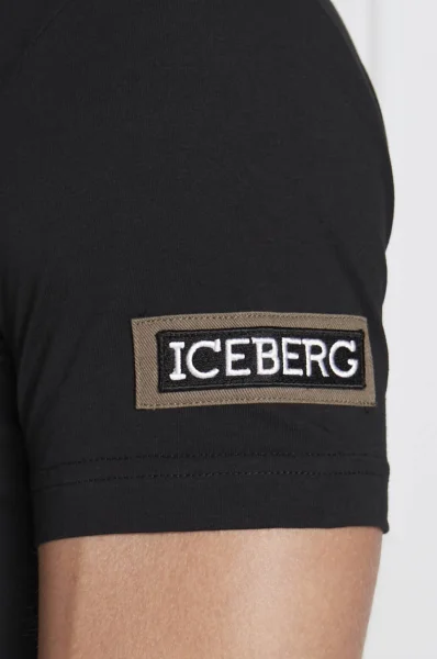 T-shirt | Regular Fit Iceberg czarny