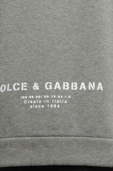 Bluza | Regular Fit Dolce & Gabbana szary