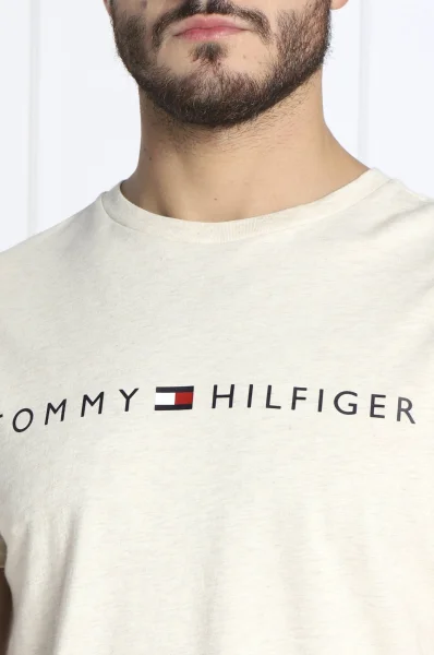 T-shirt FLAG | Regular Fit Tommy Hilfiger beige