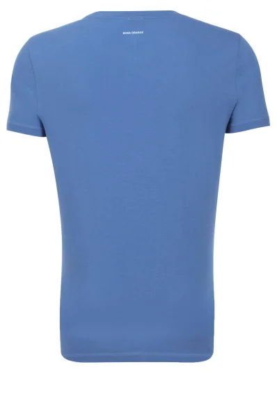 T-shirt Tintype1 BOSS ORANGE niebieski