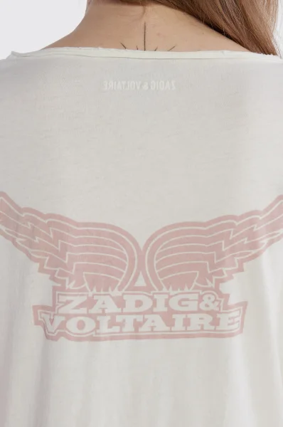 T-shirt TUNISIEN | Regular Fit Zadig&Voltaire ecru