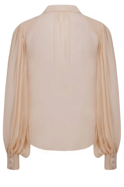 Silk shirt | Loose fit Elisabetta Franchi peach