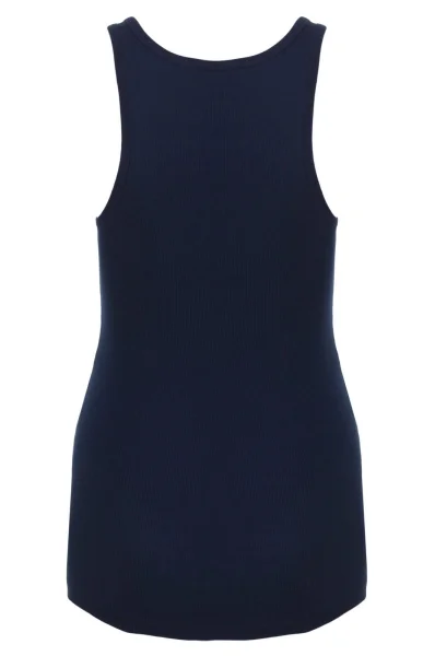 Shiny Top GUESS navy blue
