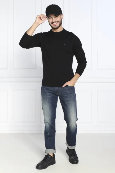 Sweater | Regular Fit | with addition of cashmere Tommy Hilfiger black