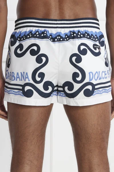 Szorty kąpielowe | Longline Fit Dolce & Gabbana niebieski