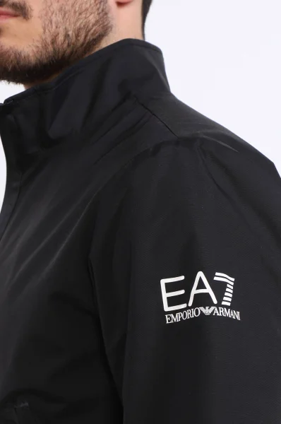 куртка | regular fit EA7 чорний