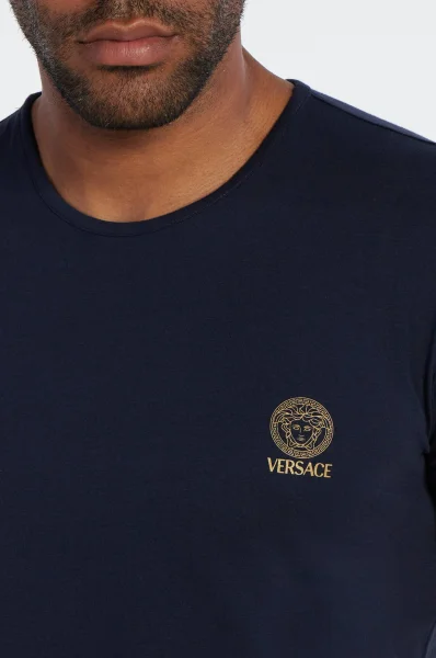 T-shirt | Regular Fit Versace granatowy
