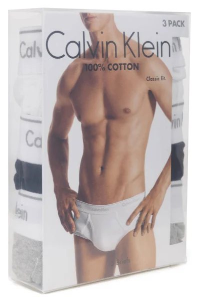Slipy 3-pack Calvin Klein Underwear szary