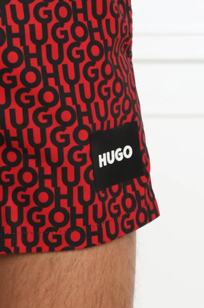 Szorty kąpielowe JAGO | Regular Fit Hugo Bodywear czerwony