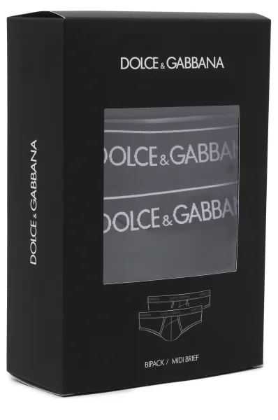 Брифи 2 пари Dolce & Gabbana чорний