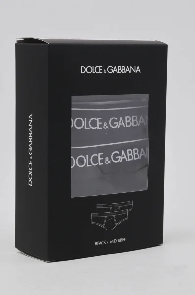Брифи 2 пари Dolce & Gabbana чорний