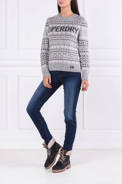 Sweater | Regular Fit Superdry ash gray