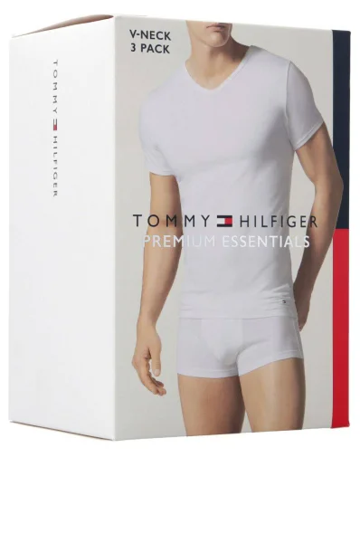 T-shirt 3-pack | Slim Fit Tommy Hilfiger Underwear czarny
