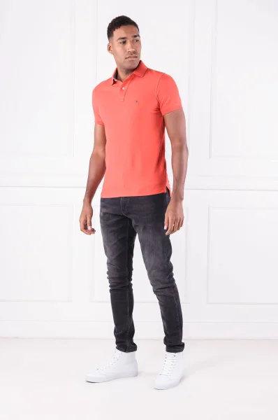 Polo | Slim Fit | pique Tommy Hilfiger coral