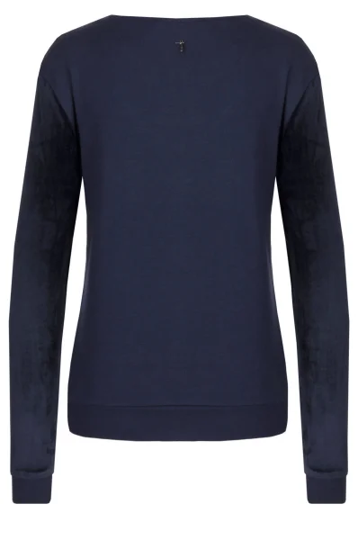 Sweatshirt Trussardi navy blue