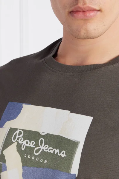 T-shirt OLDWIVE | Regular Fit Pepe Jeans London khaki