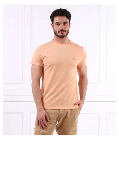 T-shirt | Regular Fit Lacoste pomarańczowy