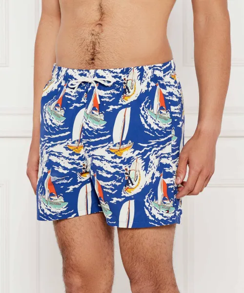 Szorty kąpielowe Tommy Hilfiger | Niebieski Regular Fit UM0UM03491