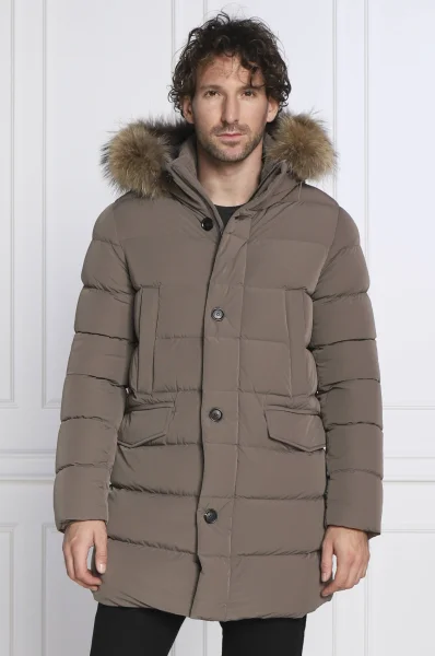 Puchowa parka PARKER 22 | Regular Fit Hetrego beżowy