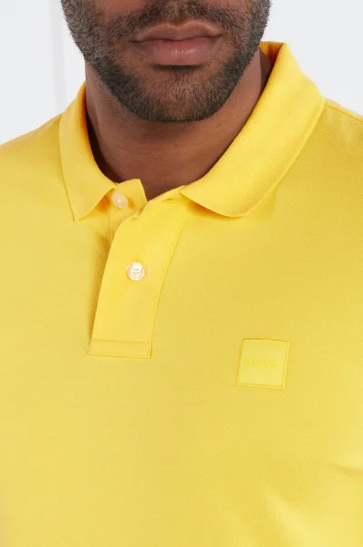 Polo Passenger | Slim Fit BOSS ORANGE żółty