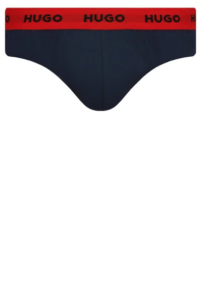 брифи 3 пари Hugo Bodywear темно-синій