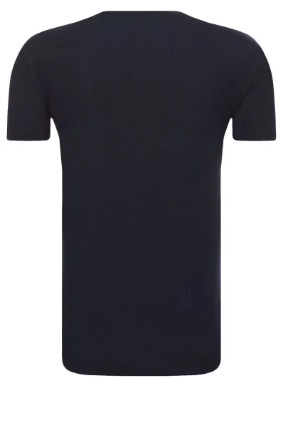 T-shirt Print | Regular Fit Karl Lagerfeld granatowy
