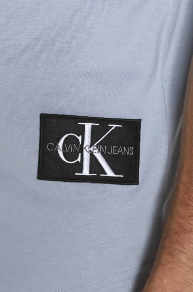 T-shirt | Regular Fit CALVIN KLEIN JEANS błękitny