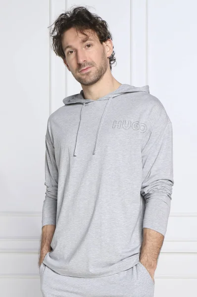 Longsleeve Unite LS- Hood | Regular Fit Hugo Bodywear gray