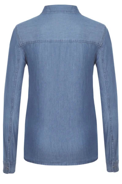 Jeansowa koszula Armani Exchange niebieski
