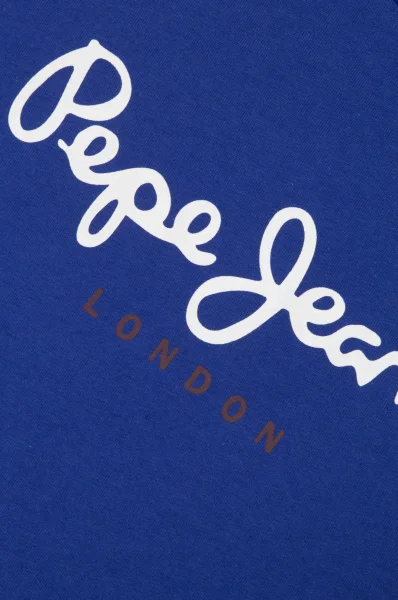 T-shirt Eggo Pepe Jeans London niebieski
