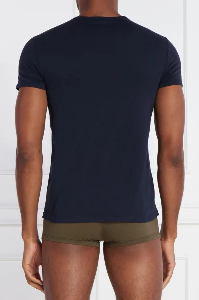 T-shirt | Regular Fit | stretch Versace granatowy