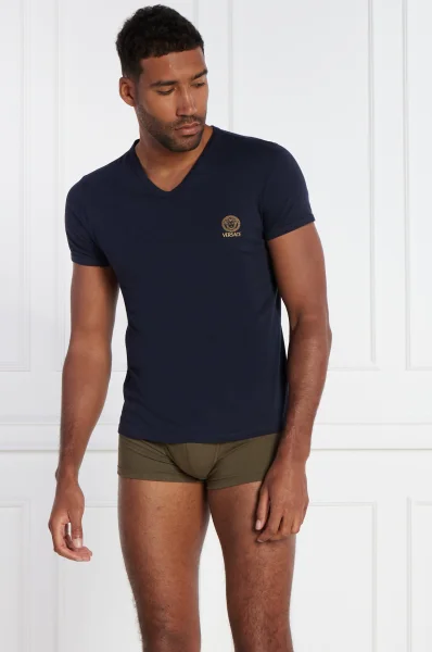 T-shirt | Regular Fit | stretch Versace navy blue