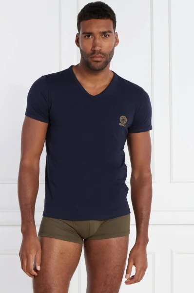 T-shirt | Regular Fit | stretch Versace navy blue