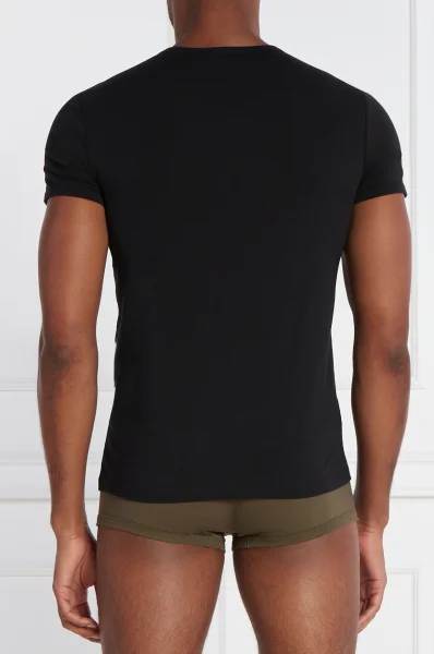 T-shirt | Regular Fit | stretch Versace czarny
