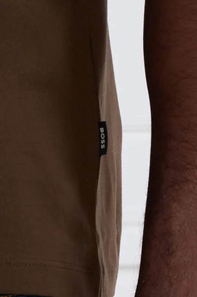 T-shirt Tessler | Slim Fit BOSS BLACK brown