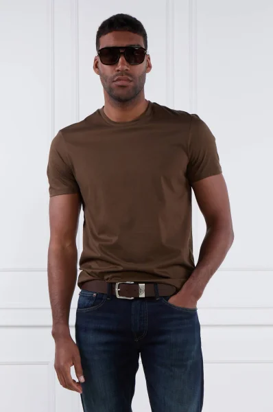 T-shirt Tessler | Slim Fit BOSS BLACK brown