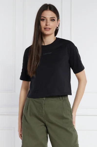T-shirt | Cropped Fit Calvin Klein Performance czarny