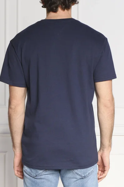 футболка athletic | regular fit Tommy Jeans темно-синій