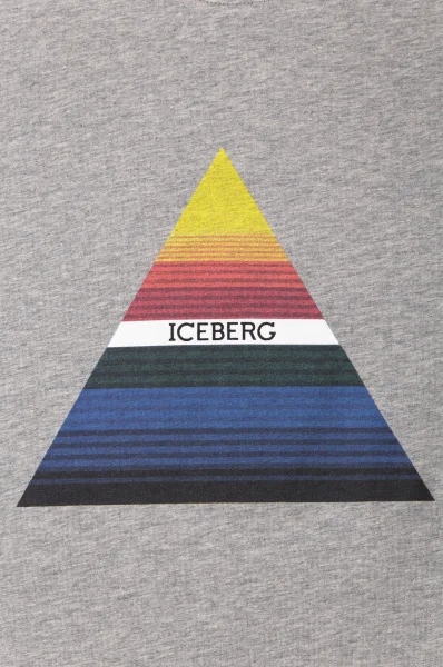 T-shirt Iceberg popielaty