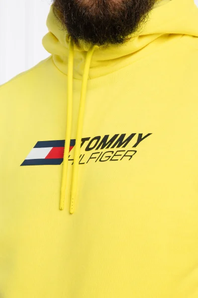худі | relaxed fit Tommy Sport жовтий
