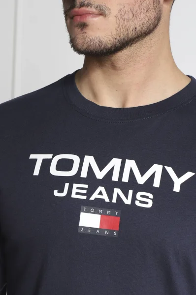 Longsleeve ENTRY | Regular Fit Tommy Jeans granatowy